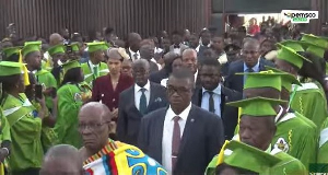 Arrival of King Mswati III at the 58th KNUST Congregation