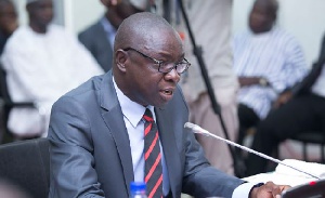 Minister of Lands and Natural Resources,  Kwaku Asomah-Cheremeh