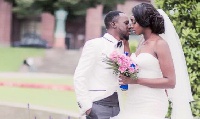 Frank Nero Asamoah with his wife Lydia Boateng