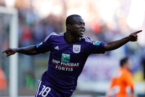In-form Anderlecht winger Frank Acheampong