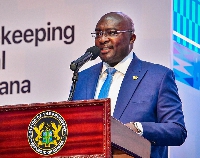 ice President  Dr. Mahamudu Bawumia speaking during an event