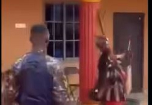 Screenshot from a video of the incident Screenshot from a video of the incident