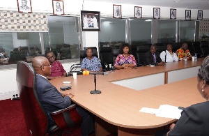 The Director General met with his top management team