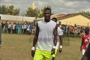 In-form Bechem United striker Abednego Tetteh
