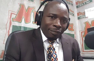 Nhyira FM's morning show host, Kofi Asante Ennin