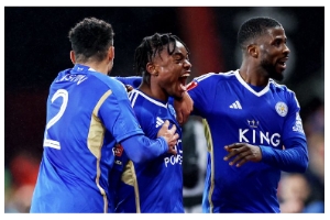 Ghana forward, Abdul Fatawu Issahaku scored an outstanding goal for Leicester City