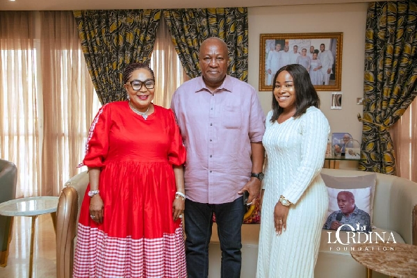 Lordina Mahama , John Mahama and Faila