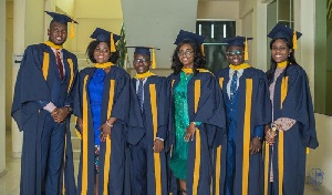 The six students graduated in Doctor of Medicine