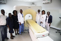 The equipment is a 16-slice Phillips Brilliance CT