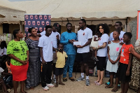 Prince Kamaldeen donated a portion of his fight purse to Emmanuel Orphanage