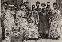 This photo represents queens that used to rule in Ghana in colonial days