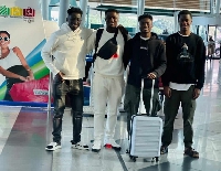 Ghanaian striker Abdul-Aziz Yakubu(second from left)