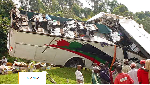 Bus collision with truck leaves 14 dead in remote area of Uganda