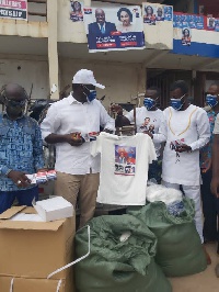 Nana K.O Fordjour, has donated campaign logistics to support NPP in the Dome-Kwabenya constituency