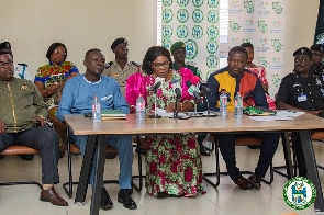 Mayor of Accra, Hon. Elizabeth K.T. Sackey addressing stakeholders