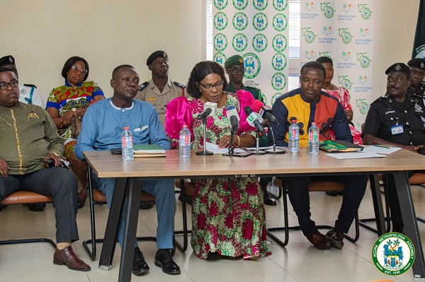 Mayor of Accra, Hon. Elizabeth K.T. Sackey addressing stakeholders