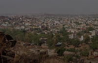 An ariel view of Bamako, Mali