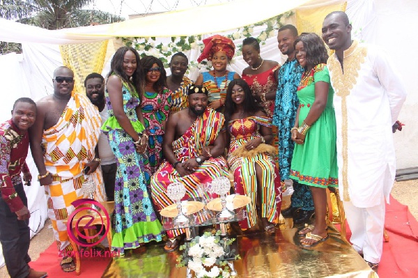 Kumawood stars graced the the traditional wedding of Benard Aduse-Poku