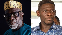 Fred Amugi (L) claims Agya Koo (R) once disrespected him