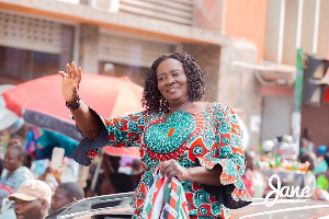 The running mate of John Mahama, Prof. Naana Jane Opoku-Agyemang