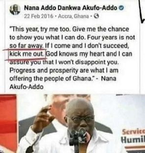 On February 22, 2019, Akufo Addo posted a comment on Twitter