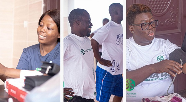 The  wellness programme was held as part of Old Mutual Ghana's 10th Anniversary celebrations