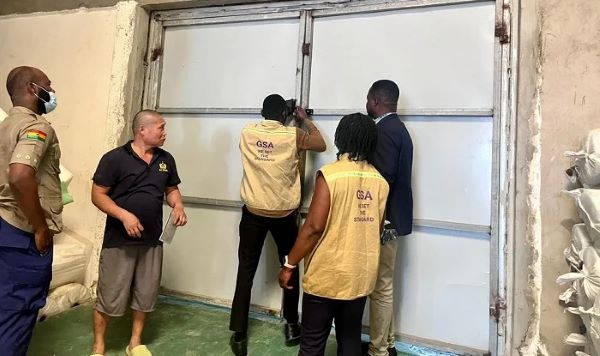 GSA officials seen locking up some of the facilities