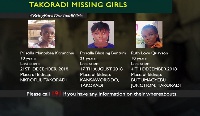 These three ladies are still missing and being searched for by the police