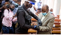 Paul Rusesabagina (right)  PHOTO | STRINGER | AFP