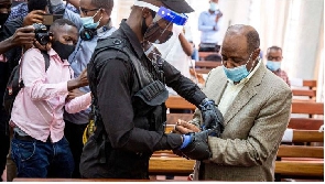 Paul Rusesabagina (right)  PHOTO | STRINGER | AFP