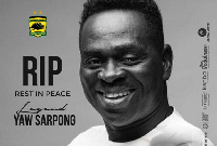 The late Yaw Sarpong is a known fan of Asante Kotoko