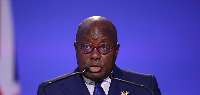 Nana Addo Dankwa Akufo-Addo speaks during the UN Climate Change Conference COP26 in 2021