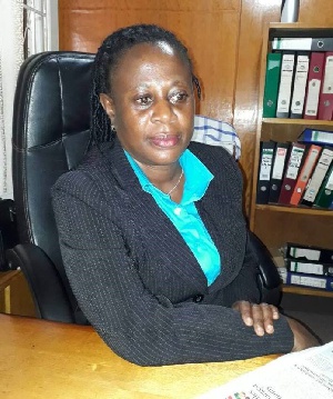 General Manager of Nsoatreman Rural Bank, Mrs. Agnes Grimmon Intsiful