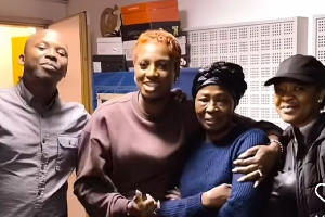 Ateaa Tina said the visit was motivated by a desire to console Akosua Serwaa Ateaa Tina said the visit was motivated by a desire to console Akosua Serwaa