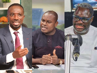 L-R: Dennis Mracles Aboagye, Richard Ahiagbah and Palgrave Boakye-Danquah