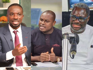 L-R: Dennis Mracles Aboagye, Richard Ahiagbah and Palgrave Boakye-Danquah