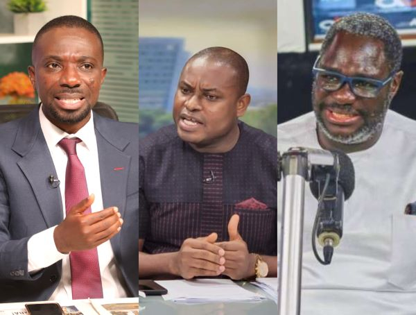 L-R: Dennis Mracles Aboagye, Richard Ahiagbah and Palgrave Boakye-Danquah