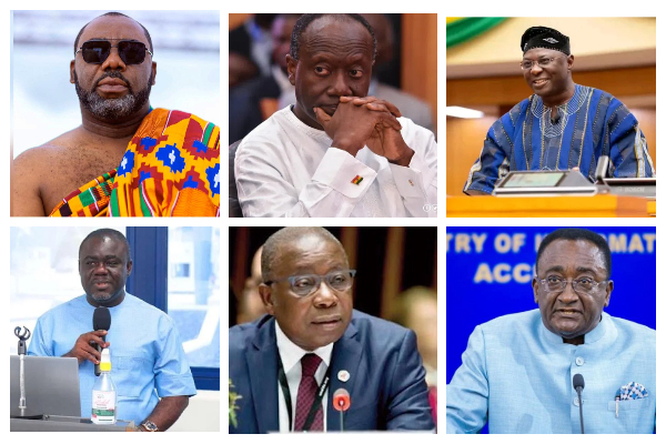 The six former ministers are currently under investigation by the current government