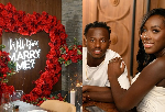 See gorgeous engagement photos of Yaw Yeboah and Thomas Partey's ex-girlfriend Gifty Boakye