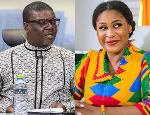 Dafeamekpor (L) is married to Ebi Bright (R)