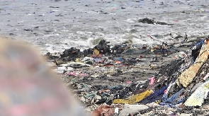 Ghana's waters are gradually being taken over by plastic waste