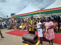 Beneficiaries from across Yilo Krobo received educational materials and support