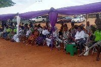 A section of the beneficiaries of the District Assembly Common Fund