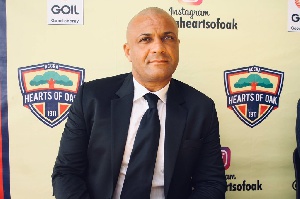 Head coach of Accra Hearts of Oak, Kim Grant