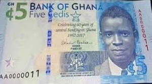 The new note has the portrait of Dr. James Emmanuel Kwegyir Aggrey