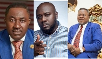 Osei Kwame Despite, DJ Slim and Dr. Kweku Oteng