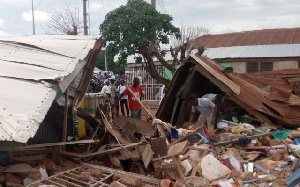 The incident happened during an eviction operation