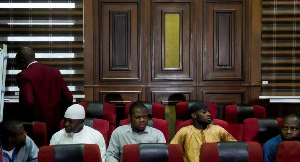 Five men were on trial but only four were sentenced after one was acquitted