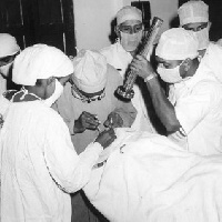 File photo: Doctors performing surgery