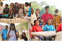 Young people had the opportunity to witness some of the AI products at the career fair.